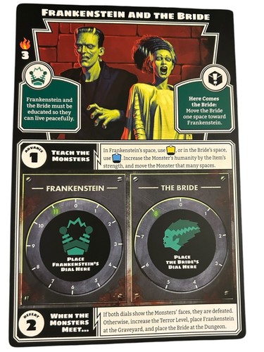 Horrified Universal Studios Monster Game REPLACEMENT PARTS PIECES YOU CHOOSE  - Picture 11 of 61