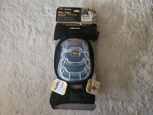 CLC Custom Leathercraft 378 GelTek StabiliCap Multi-Surface Articulated Kneepad - Picture 1 of 8