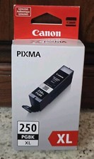 NEW SEALED Canon Pixma Genuine PGBK 250 XL 22ml  PGI-250XL Black Ink Cartridge