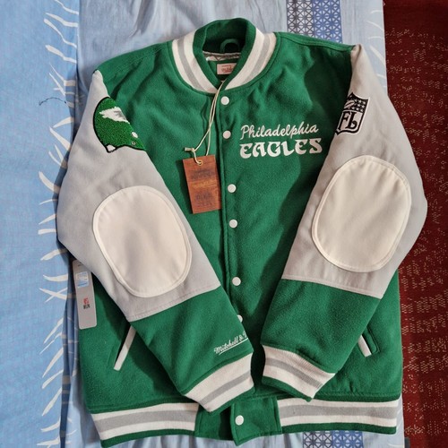 Mitchell Ness Philadelphia Eagles NWT Princess Diana Varsity Jacket Size : 2XL - Picture 16 of 16