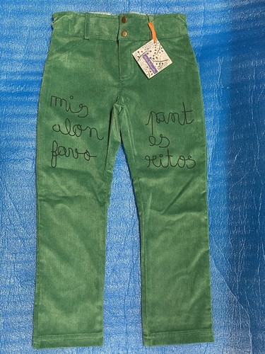NWT Bleu Clementine Girls Green Pants Size 6 Made in Colombia - Picture 1 of 15