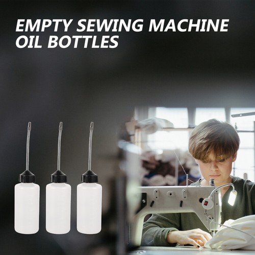 3 Pcs Sewing Machine Oiler Industrial Machines Iron Nozzle Empty Can - Picture 2 of 12