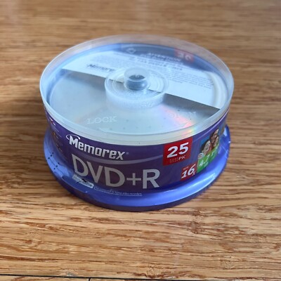 Memorex DVD+R 16x 4,7 GB 120 Min - 25 Stück - UNBENUTZT