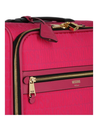 Moschino Unisex-Adult All-Over Logo Trolley Case - Picture 3 of 4