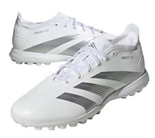 Adidas Men Predator League Low TF Cleats White Futsal Soccer Boot Spike IE2613