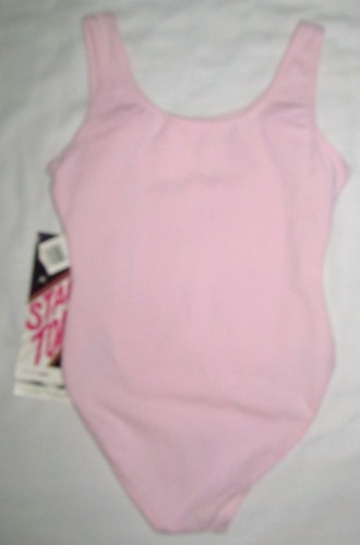 New Vintage Gilda Marx Stars of Tomorrow Pink Leotard Dance Fitness Young Junior - Picture 3 of 4