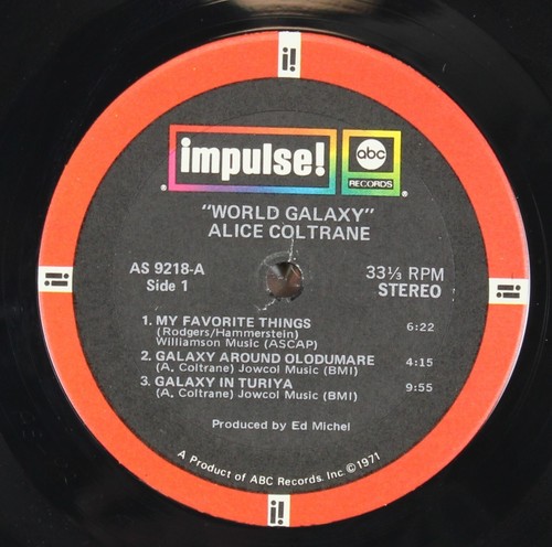 Alice Coltrane With Strings - World Galaxy - Original Impulse!, Peter Max Cover - Bild 2 von 9