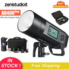 US Godox AD400 Pro TTL WITSTRO All-in-One Outdoor Flash Speedlite Li-on Battery