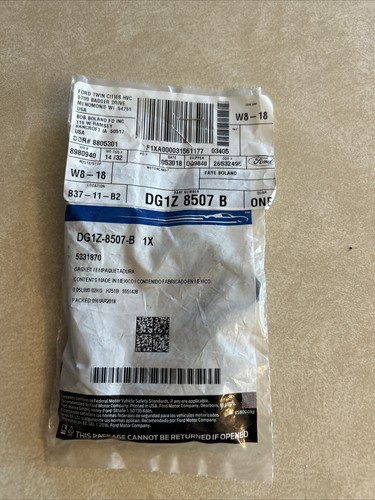 Genuine Ford 2012-20 Water Pump Assembly Gasket DG1Z-8507-B in sealed package - Picture 1 of 4