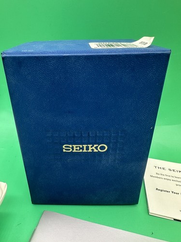 Seiko Mens 5M65-0AB0 Kinetic Divers Watch Black Stainless PVD/Date GMT Perfect - Picture 18 of 20