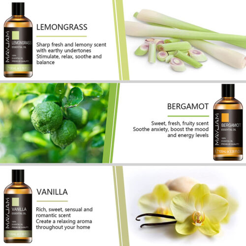 MAYJAM 3.38 Fl Oz Essential Oils - 100% Pure and Natural - Therapeutic Grade Oil - Picture 4 of 60