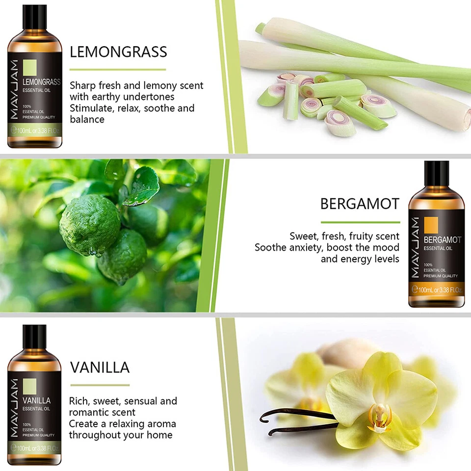 MAYJAM 3.38 Fl Oz Essential Oils - 100% Pure and Natural - Therapeutic Grade Oil - Image 4 of 4