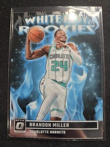 2023-24 Donruss Optic Basketball Brandon Miller RC White Hot Rookies #10