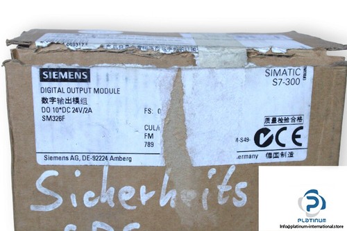 SIEMENS 6ES7 326-2BF01-0AB0 DIGITAL OUTPUT MODULE_SIEMENS 6ES73262BF010AB0 - Picture 5 of 5