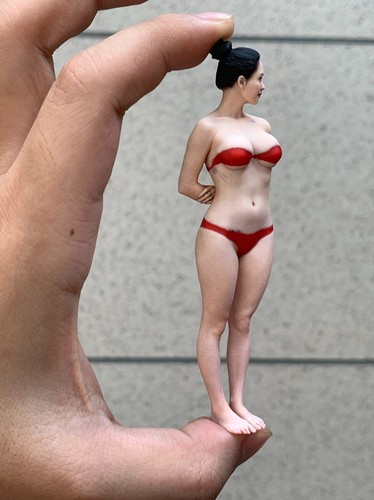 1/18 1/16 1/12 Miniatures Sexy Motor Show Model Girl Szene Figur für Auto Spielzeug - Bild 20 von 21