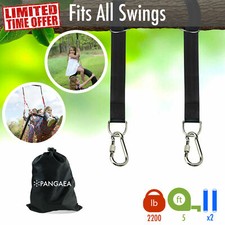 Plank 2 PCS Tree Swing Hanging Kit 5ft Swing Straps Holds 2200 lbs with 2 Safer Lock Snaps Perfect for Swing Seat AIVOOF Tree Swing Straps Hammock