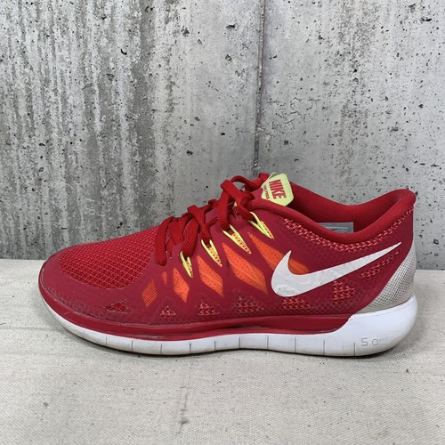 Nike Free 5.0 Women's Size 9 Running Shoes Legion Red White 642199-601 - Picture 5 of 11
