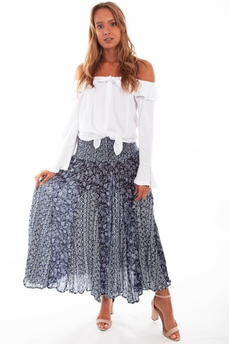Maxi falda larga para mujer Scully PSL-252 - Imagen 2 de 2