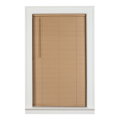 Cordless Room Darkening Mini Blinds Vinyl Anti-Microbial Fade Resistant 1 Inch - Picture 2 of 5