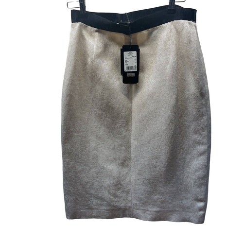 Escada Skirt size eu 42 Size 8 Margaretha Ley Women Ivory  A-line Skirt, Slit - Picture 1 of 11