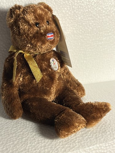 Ty Beanie Baby FIFA 2002 World Cup Bear Representing Costa Rica - Picture 4 of 9