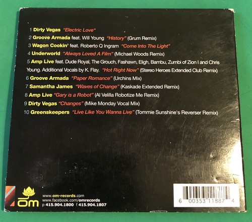 SOUNDS OF OM 2011 RARE VARIETY CD BABA ZUMBI ZION 1 DIRTY VEGAS EDM DANCE MUSIC - Picture 4 of 4