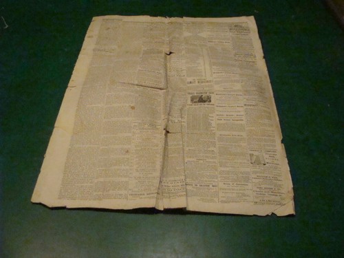 Original Oct 15, 1863 Manchester Weekly American - Battle of Georgia, Gen Herron - Picture 11 of 12
