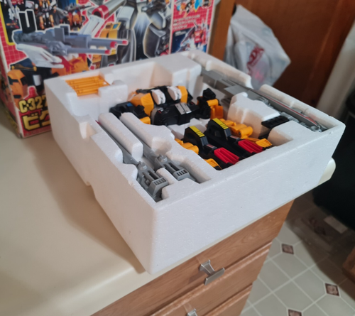 Takara 1989 Transformers C-327 Victory Leo completo en caja abierta vendedor de EE. UU. - Imagen 21 de 22