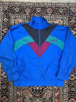 adidas multicolor windbreaker