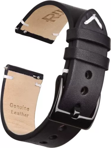 Ritche Christmas Gift Quick Release Leather Watch Band 18mm  Genuine Watch Strap