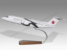 BAe 146-300 Orionair Desk Wood Airplane New Model Small Scale 1/100