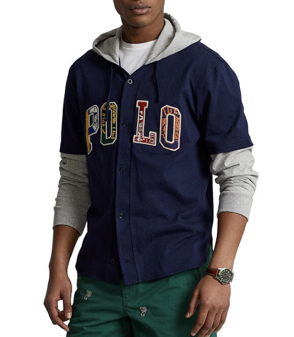 Hooded baseball cheap jersey