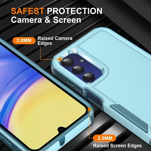 Custodia telefono antiurto doppio strato + vetro temperato per Samsung Galaxy A35 5G - Foto 45 di 56