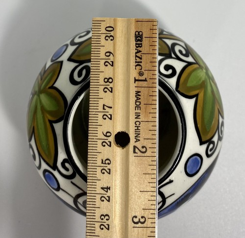 Schramberg Germany Schmetterling Kunst Vase handbemalt gestempelt signiert nummeriert - Bild 8 von 11