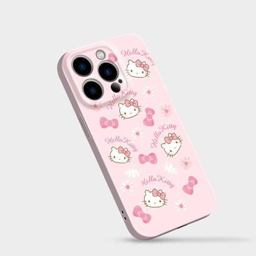 Phone Case Suitable for Apple iPhone Cover Soft Shockproof Cute Pink Cat Shell - 第 2/9 張圖片