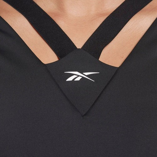 Reebok Studio Impact Sports Bra Ladies Black Sportswear Size UK 12/14 (M) #REF76 - Picture 2 of 4
