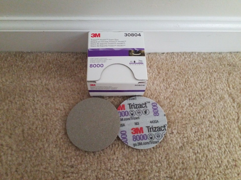 3m 3000 Grit Trizact 3M Trizact Hookit Foam Disc Assortment - 4 Discs (1000, 1500, 3000, 5000 Grit) 3m 3000 Grit Wet Dry Sandpaper - Foto 13