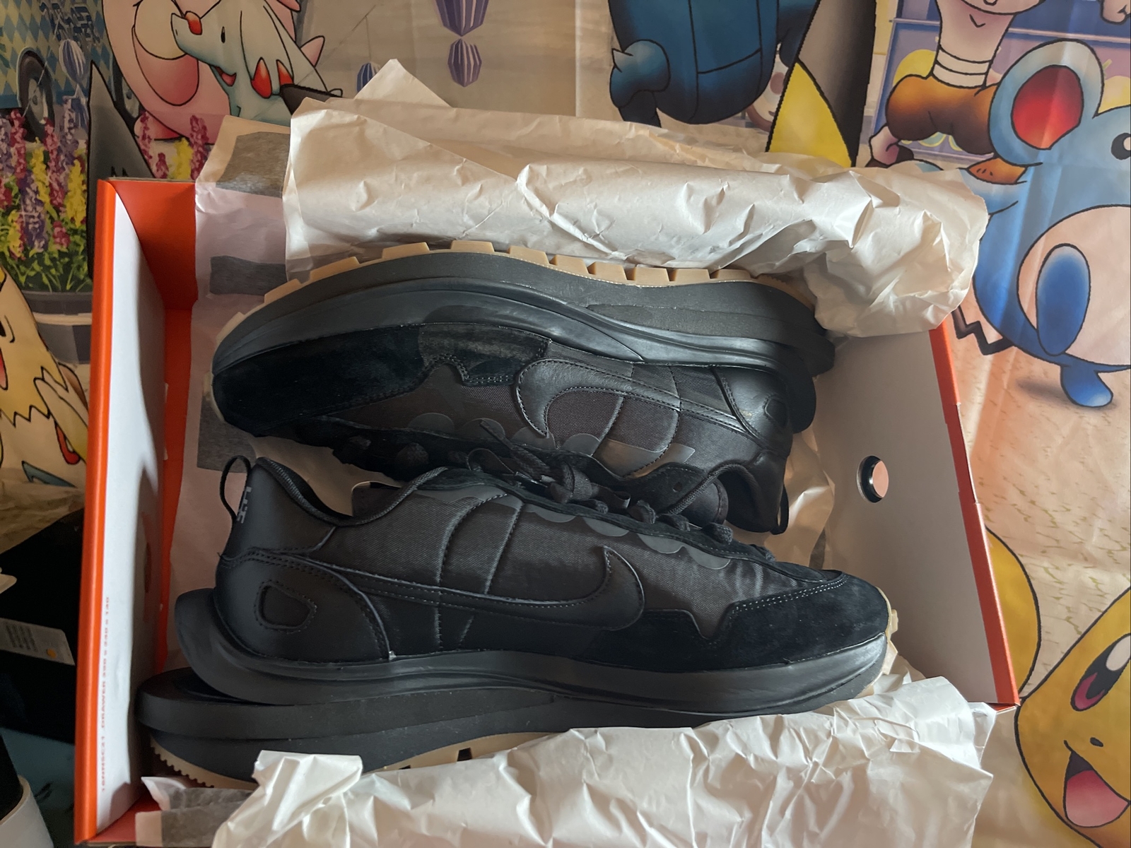 Nike Sacai Vaporwaffle (Size 13) Black Off Noir Gum DD1875-001