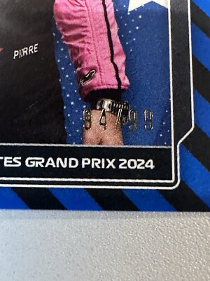 F1 Topps 2024 パドックパス ピエール・ガスリー F1 Topps 2024 パドックパス ピエール・ガスリー