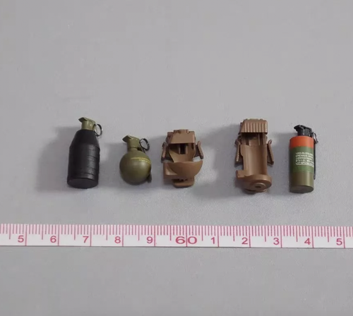 Grenade Set for Easy&Simple ES 26064B CAG Special Mission Unit Delta 1/6th 12"