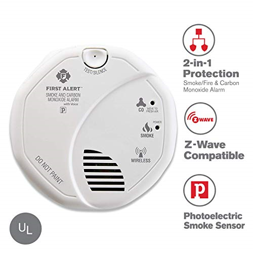 First Alert 2 In 1 Z Wave Smoke Detector Carbon Monoxide Alarm