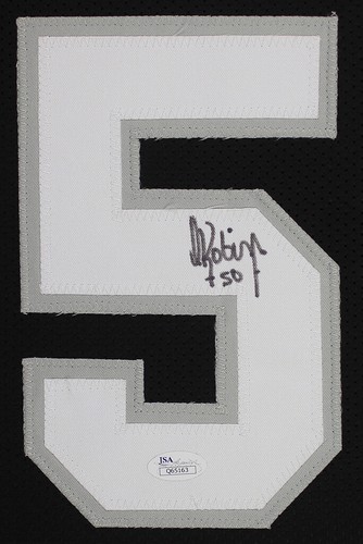 David Robinson Autographed and Framed Black San Antonio Jersey JSA COA - Picture 2 of 5