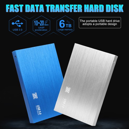1/2/4/6/8/10/12TB Hard Drive USB 3.0 Interface Simple and Portable Compact Size