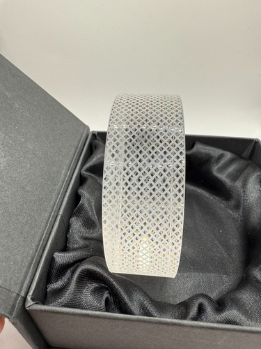 NICK SUZUKI Autographed Sand Carved Clear Crystal Hockey Puck UDA AUTHENTIC - Picture 2 of 5