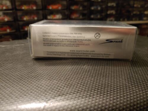 1x Spark S1404 TRIUMPH SPITFIRE #131 Hunter Rallye MONTECARLO 1965 - 1:43 RARE - Foto 7 di 17