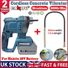 UK Handheld Cordless Concrete Vibrator Vibrating Poker for Makita 18V No Battery