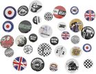 Mod/Ska Music Band Buttons Pins Badges 30+ Designs Mix & Match Gifts