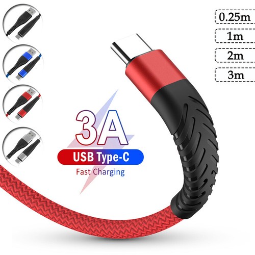 For Samsung Galaxy S22 S21 S20 S10 A51 A71 Type C Lead USB C Fast Charger Cable - Picture 1 of 13