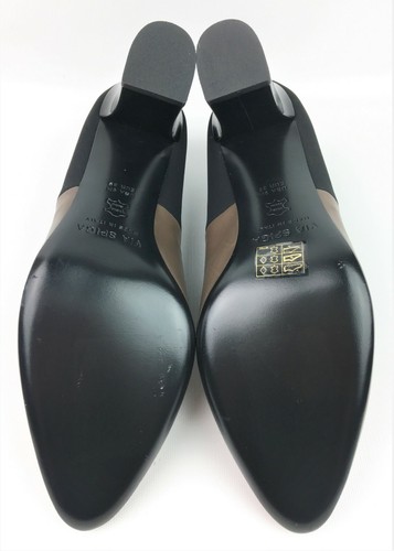 Via Spiga Bayne Bark Leather Color-block Heeled Ankle Booties sz: US 9 - $295 - Bild 10 von 10