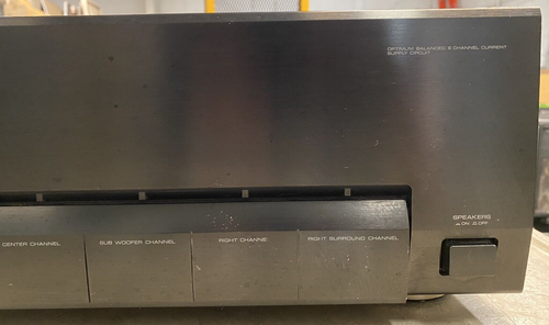 Kenwood KM-X1 6 Channel Home Theater Power Amplifier SHOWN WORKING - Picture 5 of 14